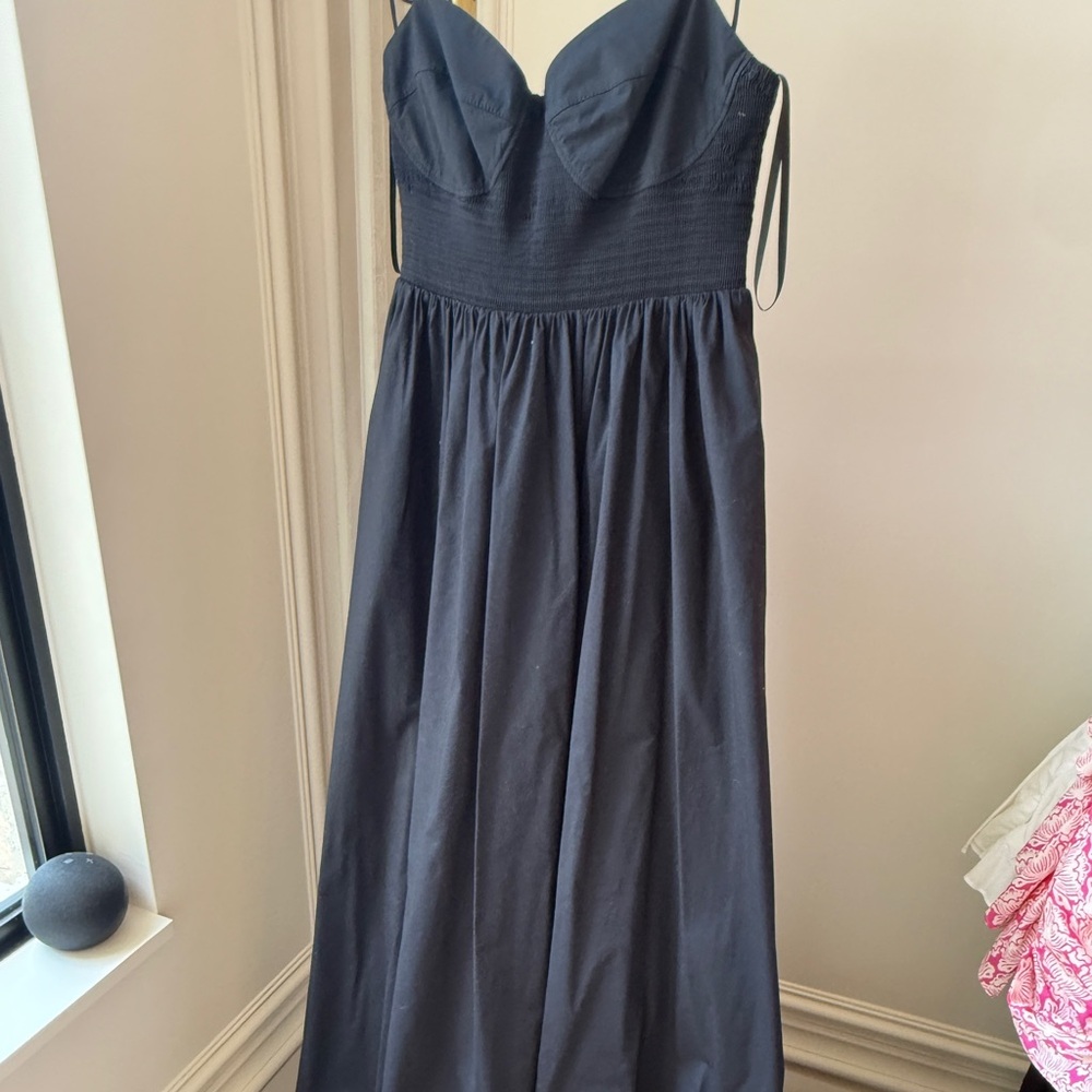 STAUD Black Garment with Red Label